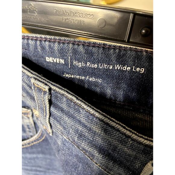 AG Adriano Goldschmied Deven High Rise Wide Leg Jeans size 32 - Picture 4 of 7